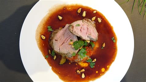 Rezept: Tumbet mallorquin mit mariniertem Kalbsfilet und .